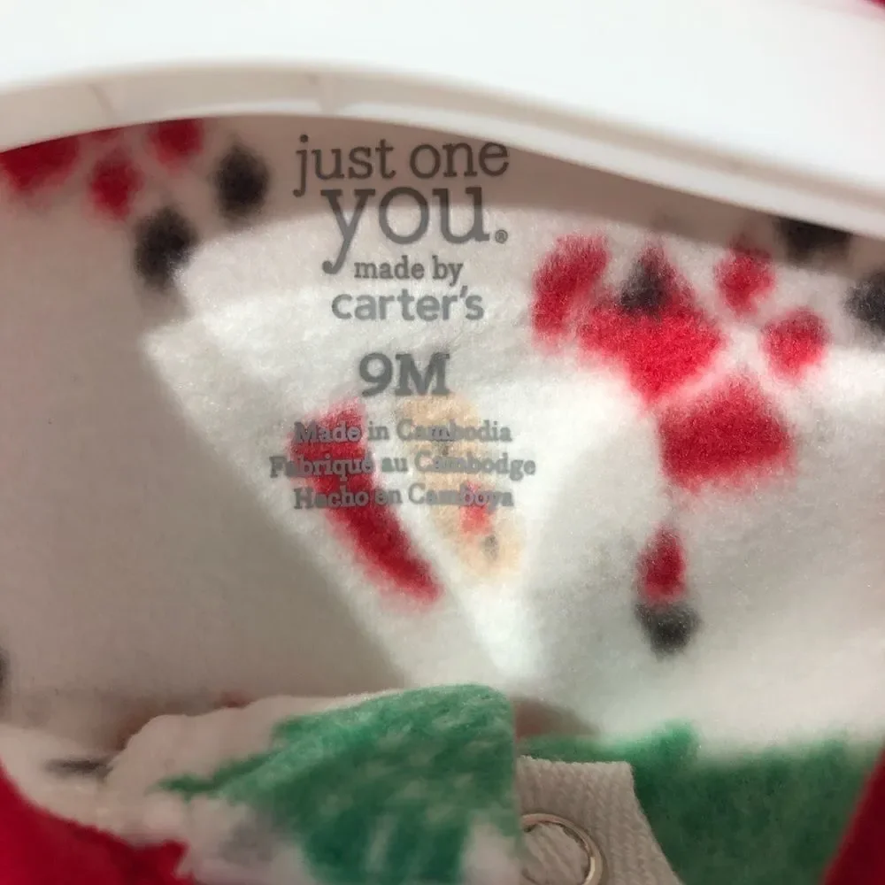 Just One You Carter’s sleeper footies pajamas 9m